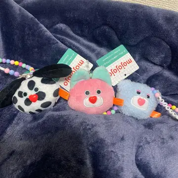 mojojojo 비즈 체인 달린 페이스 마스코트 2 3종 세트