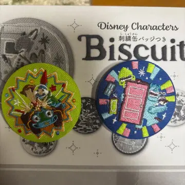 디즈니 토이스토리 몬스터 주식회사 자수 캔뱃지 2개 세트