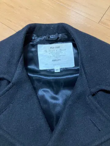 FIDELITY PEACOAT 블랙 M 사이즈 MADE IN USA