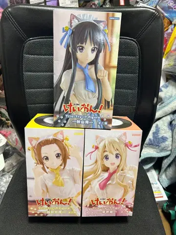 케이온 피규어 3종 세트 미사용