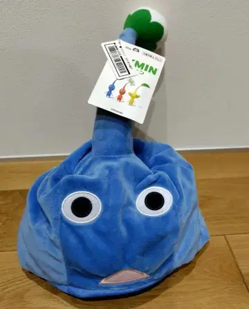 새상품 파랑 피크민 봉제 인형 코스프레 모자 피크민 캐릭터 굿즈