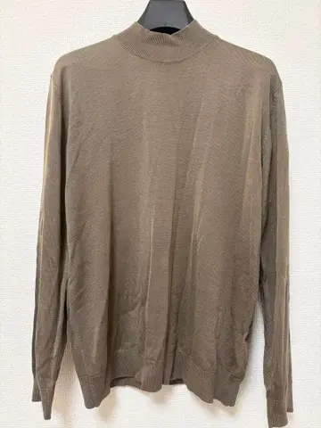 [ UR TECH ] 하이 게이지 하이넥 니트 베이지