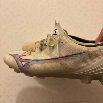 미즈노 축구화 화이트/블루/레드