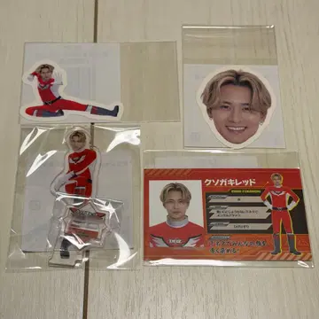 발리레인저 포토 카드 스티커 미니 아크릴 스탠드 세트 후카보리 미라이