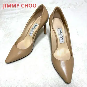 지미추 스틸레토 펌프스 36.5 베이지 8.5cm 힐