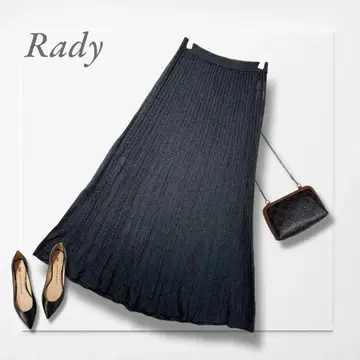 레이디 니트 롱 스커트 (S) 블랙 시스루 고급 엘레강트 성인 여성