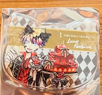 악마 집사와 블랙 고양이 아쿠네코 로노 난자타운 아크릴 코스터