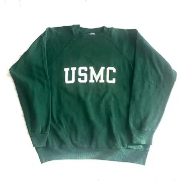 90s USA제 USMC 양면 프린트 맨투맨
