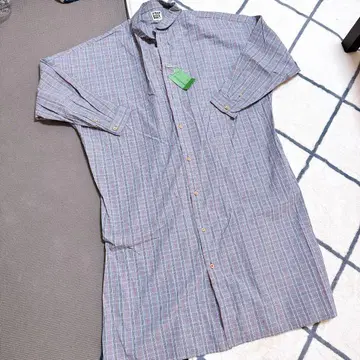 FRAPBOIS 플라보아 체크 무늬 셔츠 원피스