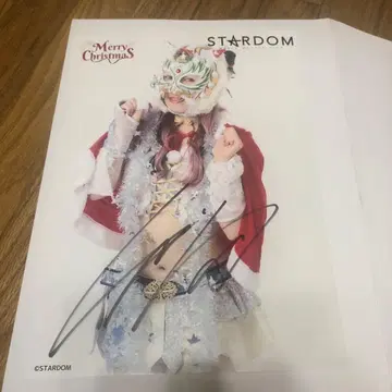 스타라이트 키드 스타덤 친필 사인 크리스마스 포트레이트