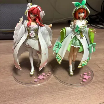 애니메이션 캐릭터 피규어 2체 세트