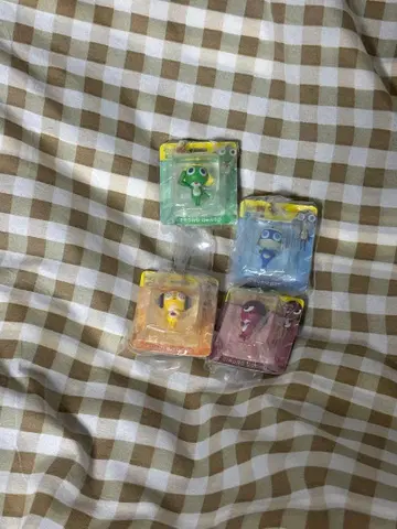 개구리 중사 케로로 블리스터 참 가챠가챠 4종 세트