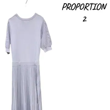 프로포션 2 라이트 그레이 니트 원피스