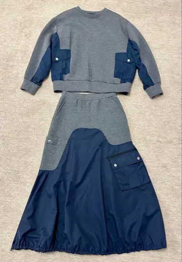 새상품급 종이상자 니트 셋업 M 사이즈