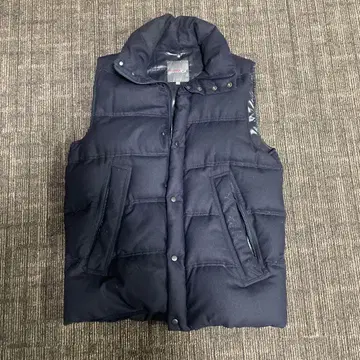 DUVETICA 네이비 다운 베스트 M 사이즈