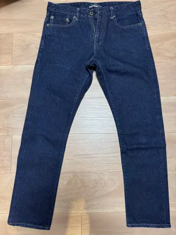 테이퍼드 청바지/스트레치/인디고 허리 30인치 인심 71cm