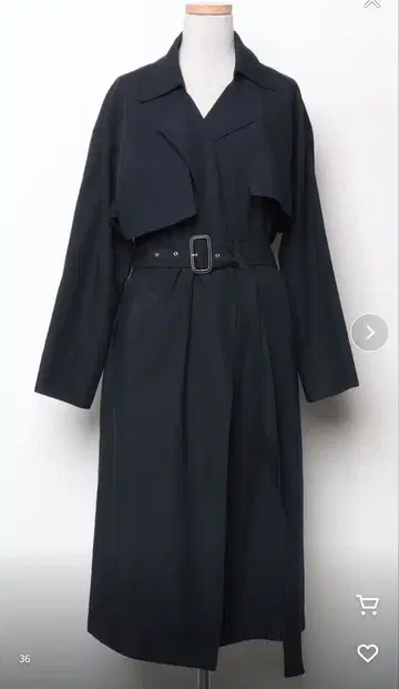 [ nano universe 나노 유니버스 ] 네이비 롱 트렌치코트 S