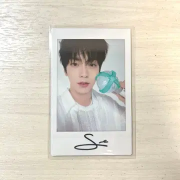 TXT 수빈 친필 사인 폴라로이드 인스턴트 사진 트레이딩 카드