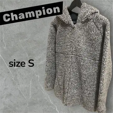 Champion 플리스 자켓 사이즈 S 그레이
