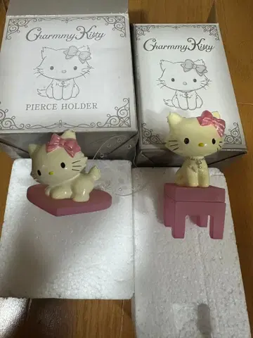헬로키티 차미키티 당시 물품 귀걸이 홀더 액세서리 케이스