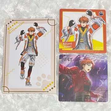 니지산지 마네키네코 3SKM 키타미 유세이 코스터 엽서