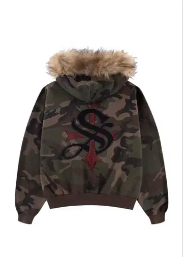 supplier 퍼 후드티