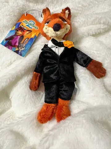 주토피아 닉 와일드 턱시도 봉제 인형