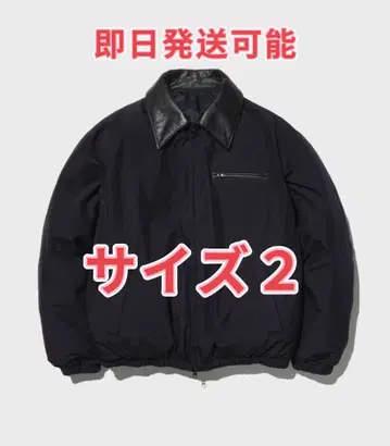 YOKE +pheniex THE TOKYO 다운 자켓 옷깃 가죽