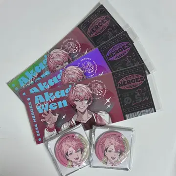 니지산지 oriens 오리엔스 아카기웬 홀로그램 티켓 캔뱃지