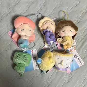 디즈니 프린세스 네무구루미 마스코트 6개 세트