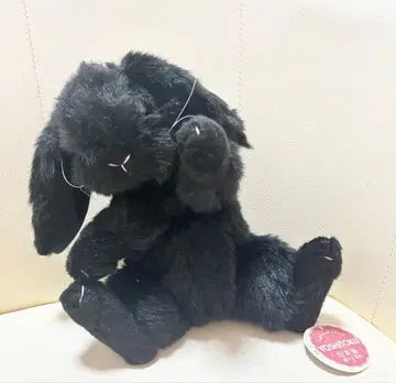 블랙 토끼 봉제 인형 YOSHITOKU 롭토끼 BK