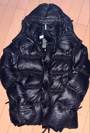 duvetica 광택 다운 xs 블랙