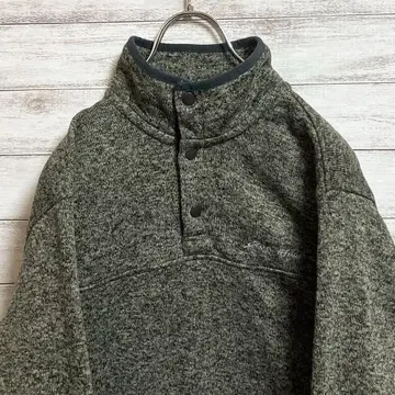 에디 바우어 하프 스냅 버튼 니트 플리스