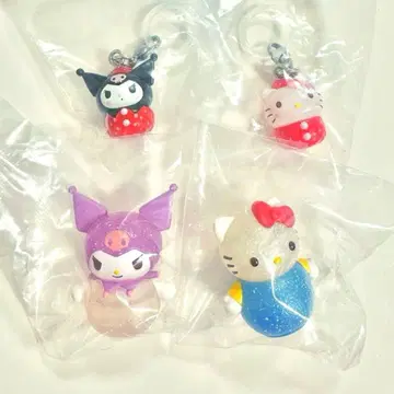 산리오 헬로키티 쿠로미 딸기 메지루시 액세서리 캔디 인형