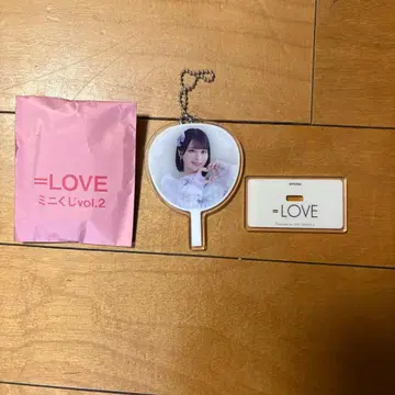 =LOVE 미니 복권 vol.2 미니 부채 사사키 마이카