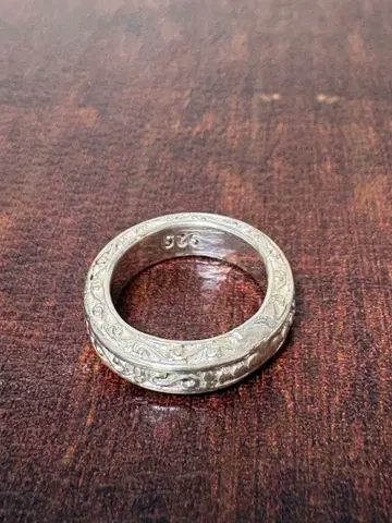 [ 레어 빈티지 ] 실버 925 반지 미사용 새상품급 각인 있음 9호