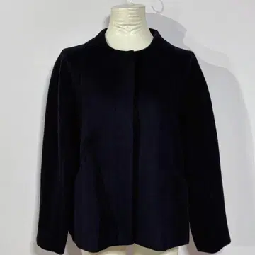 조르주 레쉬 노카라 자켓 [ 40 ] 네이비 계열 울 혼방 일본제