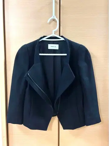 FRAY I.D 자켓 코트 블랙 7부 소매 사이즈 1