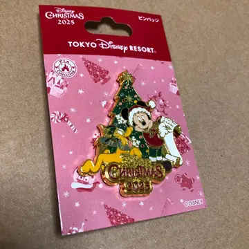 새상품 도쿄 디즈니 리조트 2025 크리스마스 핀 배지