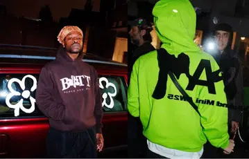 BoTT x P.A.M. OG Logo Hoodie 'Brown' L