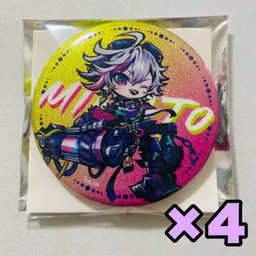 니지산지 후와 미나토 Stun Mode 캔뱃지 SD 4개 2개