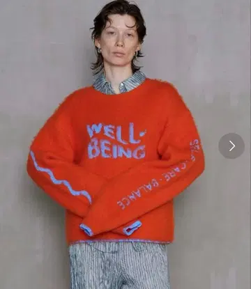 자카드 모헤어 니트 MAISON SPECIAL