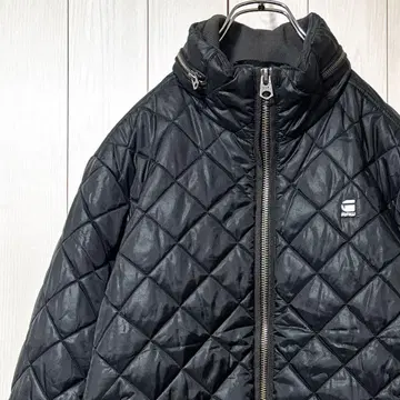 새상품급 G-STAR RAW 블랙 다운 자켓 M 퀼팅