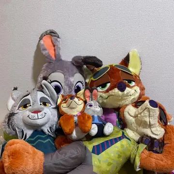 새상품 주토피아 봉제 인형 5세트