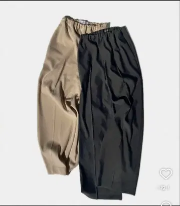 LOEFF 이세탄사로네 별주 와이드 팬츠