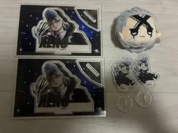 Dr. Stone 빅 아크릴 스탠드 페이스 봉제 인형 키링 제노