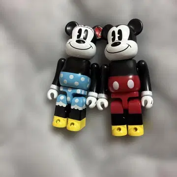 미키 미니 큐브릭 피규어 2체 세트