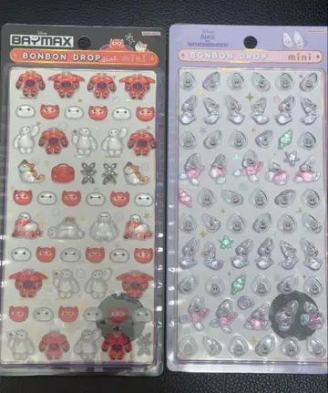 모자 꽁지 드롭 씰 베이맥스 영 오이스터 2장 세트 미개봉 새상품