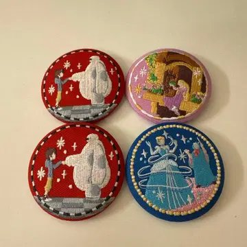 디즈니 자수 캔뱃지