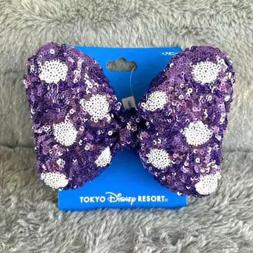 디즈니 머리끈 미니 퍼플